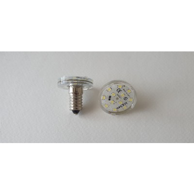 LAMPADA LED E14 15 LED 24V BIANCO FREDDO SIGILLATO