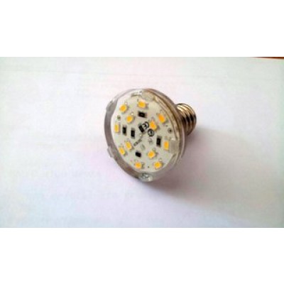 LAMPADA LED E14 15 LED 230V BIANCO CALDO SIGILLATO, UNIVERSALE
