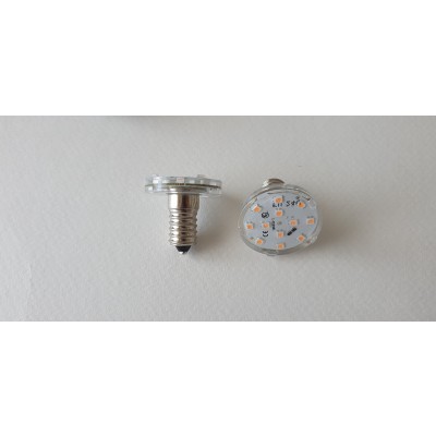 LAMPADA LED E14 15 LED 24V FUXIA SIGILLATO