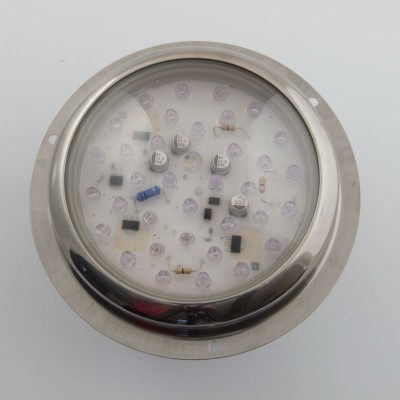 HALO SPOT INOX COMPLETO TRASPARENTE