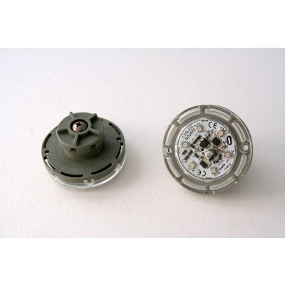 NOVA 51  7 LED RGB 24VAC 1,8W,  20 CHANNELS MAX, CLEAR LENS