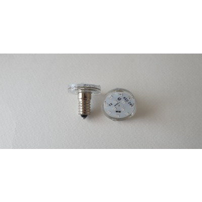 LAMPADA LED E14 15 LED 24V ROSSO SIGILLATO
