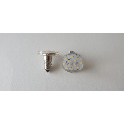 LAMPADA LED E14 15 LED 24V BIANCO CALDO SIGILLATO