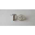 LAMPADA LED E14 15 LED 24V BIANCO FREDDO SIGILLATO