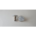 LAMPADA LED E14 15 LED 24V ROSSO SIGILLATO