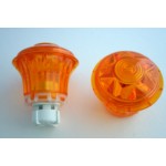 CABOCHON E14 SATURNO COMPLETO CON DADO ARANCIONE