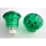 CABOCHON E14 SATURNO COMPLETO CON DADO VERDE