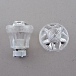 CABOCHON E14 COMPLETO CON DADO TRASPARENTE