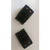 CONNECTOR 5 PINS MALE+FEMALE  BLACK
