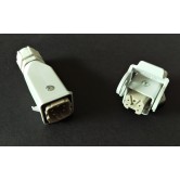COMPLETE ILME 5 PINS M/F WALL MOUNT/MOVABLE CONNECTOR
